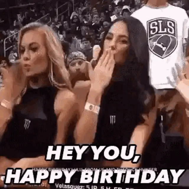 Funny Birthday Greeting with Blow Kiss – birthday memes meme GIF free download no watermark 2026