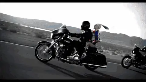 Harley Quinn & Joker Motorcycle Ride