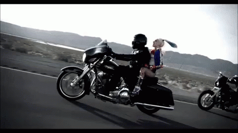 Harley Quinn & Joker Motorcycle Ride