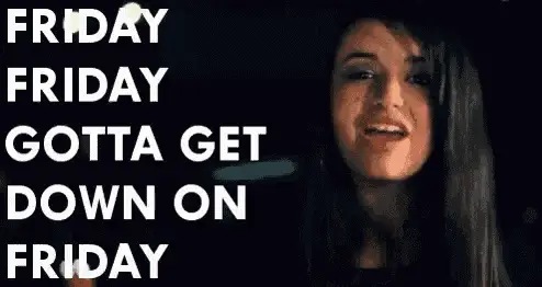 Rebecca Black - Friday Lyrics – free GIF download | meme platform | memes GIF