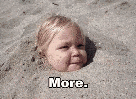 Baby Buried in Sand Says More