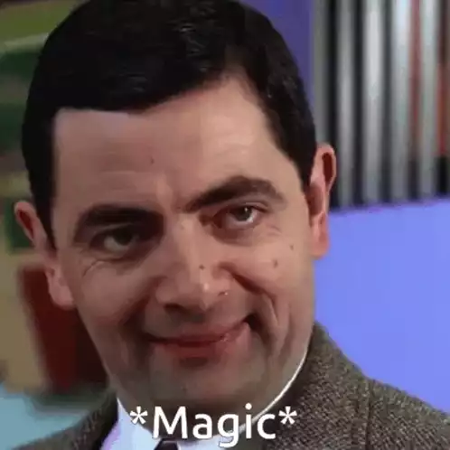 Mr Bean's Magic Look