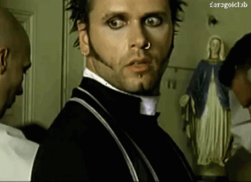 Dero Goi of Oomph! Looking Shocked