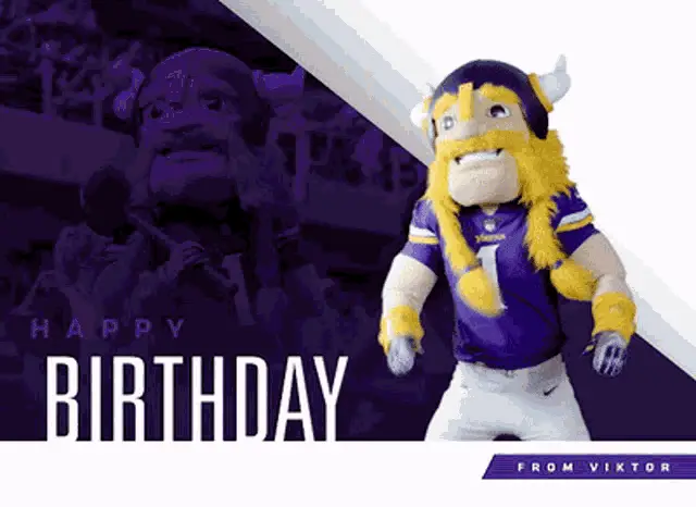 Happy Birthday from Viktor the Viking