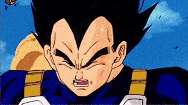 Vegeta's Intense Scream