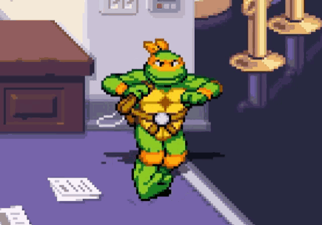 TMNT Michelangelo Happy Dance