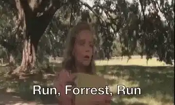 Run, Forrest, Run - Iconic Movie Quote