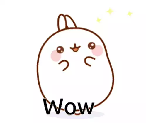 Cute Bunny Says Wow