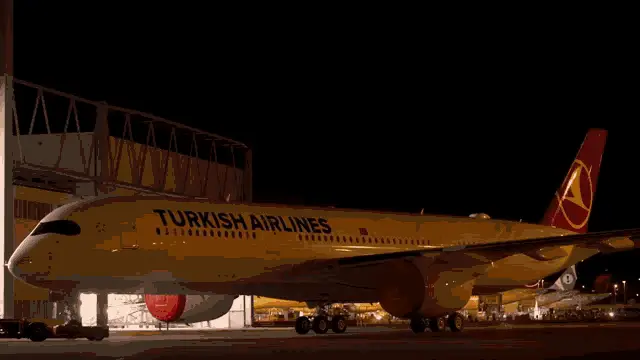 Turkish Airlines A350 Hangar Reveal