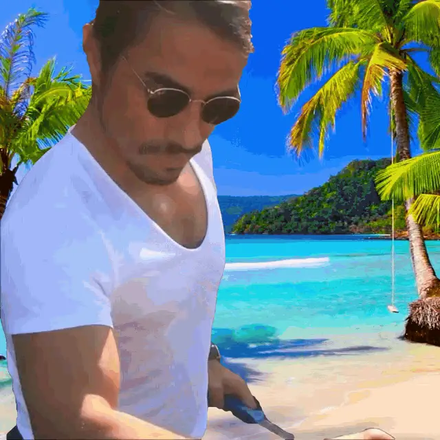 Salt Bae Sprinkles Crypto Gold Bars