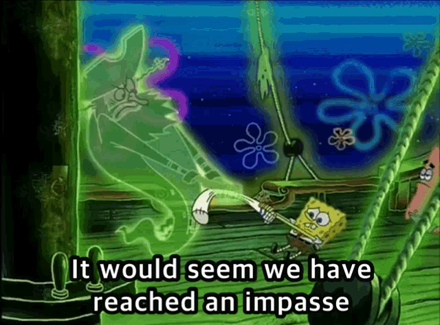 Spongebob & Patrick Reach an Impasse