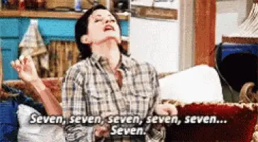 Friends: Monica, Chandler, Rachel and the 'Seven' Joke