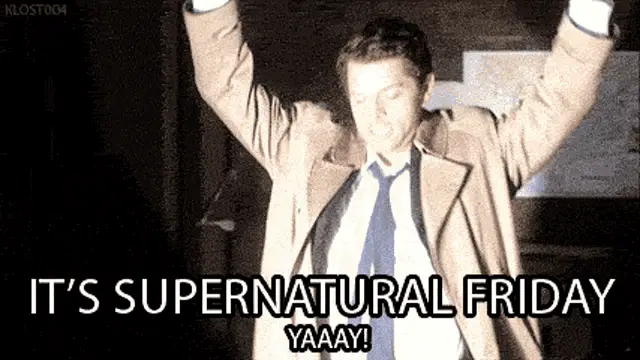 Misha Collins as Castiel: Happy Supernatural Friday!