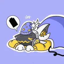Protogen Sleeping