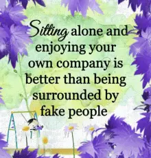 Alone Enjoyment Quote