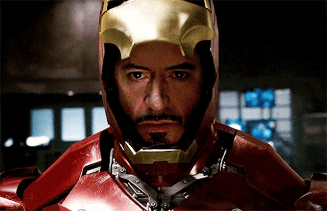 Iron Man Tony Stark Close-up (Robert Downey Jr.)
