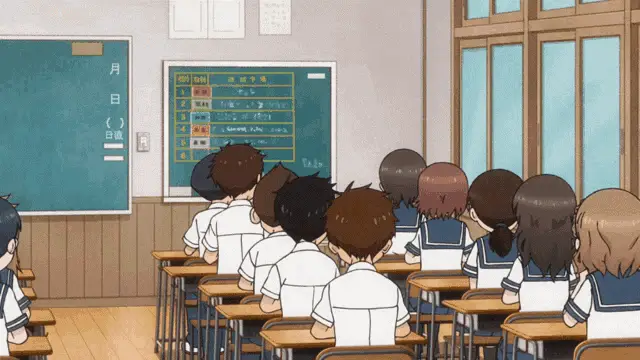 Happy Takagi San Classroom – school memes meme GIF free download no watermark 2026
