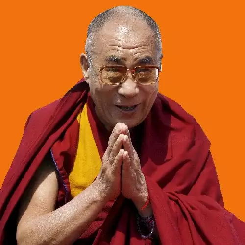 Dalai Lama's Thank You Gesture