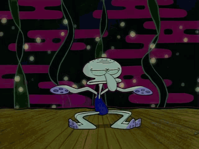 Squidward's Wacky Dance Moves