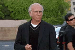 Larry David's Indecisive 'I Don't Know' Expression