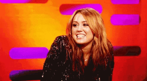 Miley Cyrus's Charming Nervous Smile