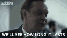 "We'll See How Long It Lasts"