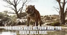 Shere Khan in The Jungle Book