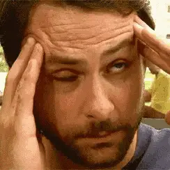 Frustrated Ugh: Man with Headache