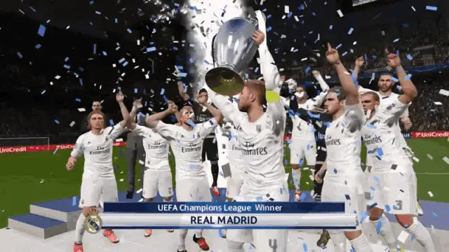Real Madrid Celebrate Victory
