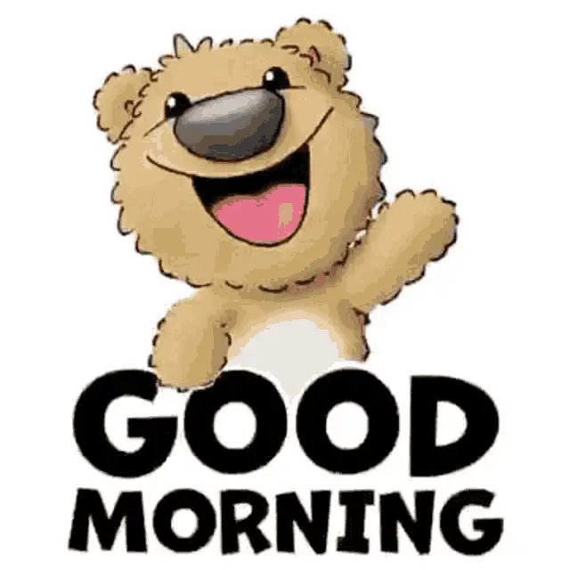 Cute Teddy Bear Good Morning – good morning memes meme GIF free download no watermark 2026