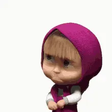 Purple Hooded Character