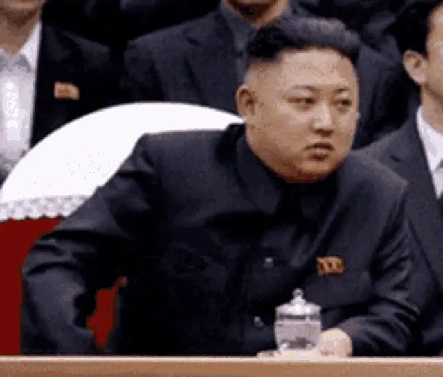 Kim Jong Un Clapping at Event