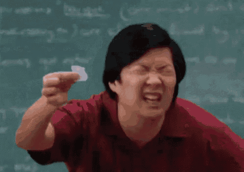 Ken Jeong Struggles to Read Tiny Paper