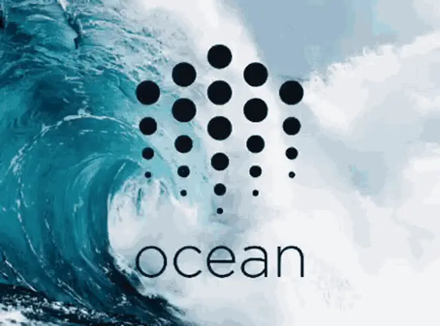 Ocean Protocol Logo with Crashing Wave