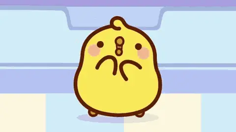 Kawaii Chickie Blushing – free GIF download