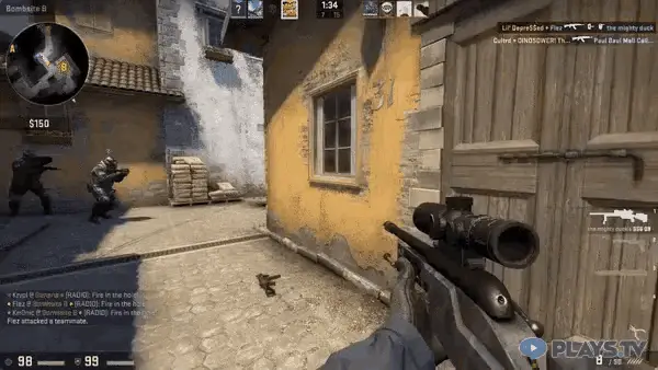 CS:GO 3 Kill With One Snipe