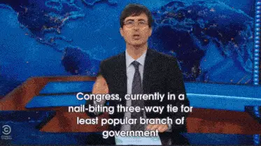 John Oliver on Congress's Popularity Tie