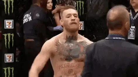 Conor McGregor's Confident Walk in the UFC Arena