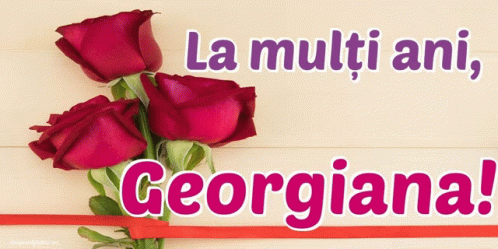 23 Aprilie: La Mulți Ani, Georgiana!