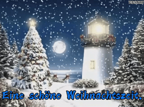 Winter Wonderland Christmas Lighthouse