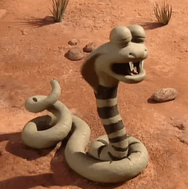Creature Comforts Snake: 'I'm Hungry'