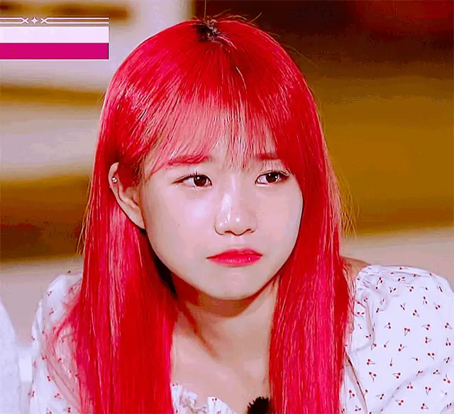 Yuri Izone with Red Hair