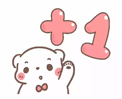 Cute Plus One Bear