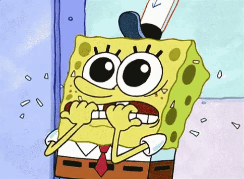 Spongebob: Nail Biting Nervous
