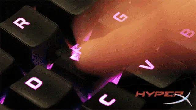 Pressing F Key on HyperX RGB Keyboard
