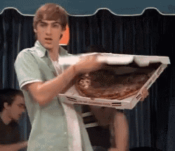 Big Time Rush Star with Heart Pizza