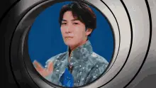 Man in Sequined Jacket