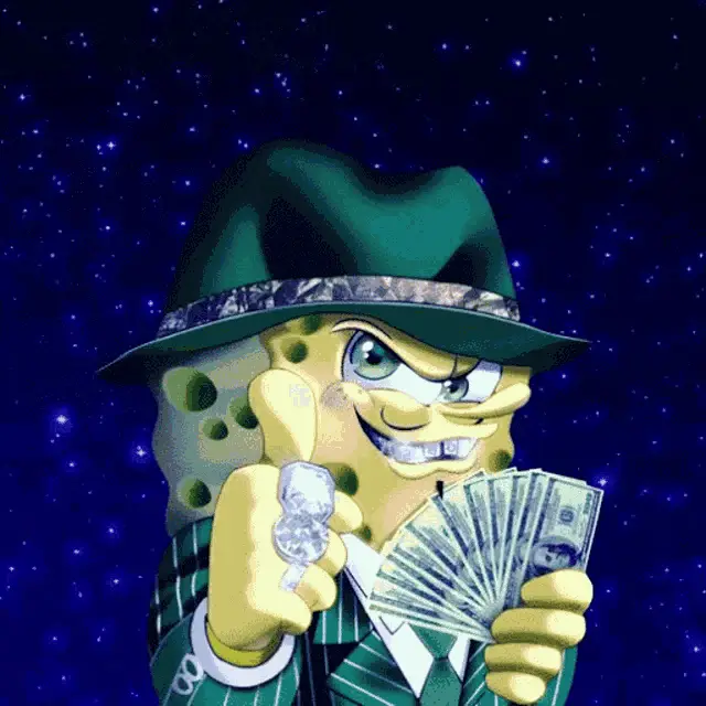 Agiota Bob Esponja: Gangster com Dinheiro