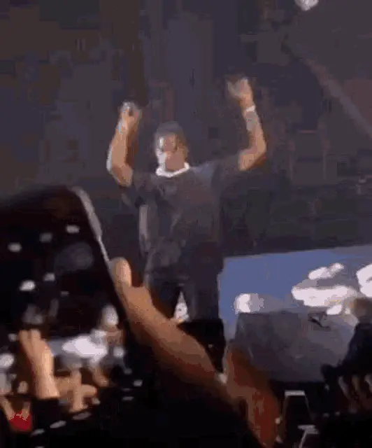 Travis Scott Dancing at Concert