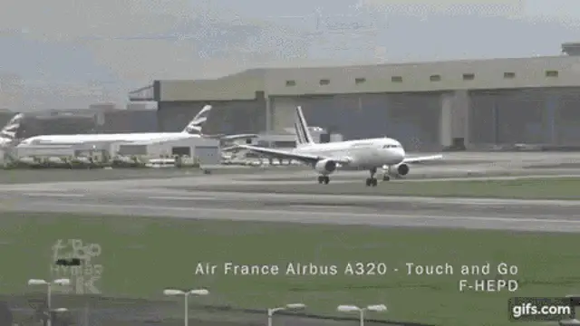 Air France Plane Taking Off